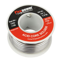 Solder Acid Flux Core, 30/70, 1/8" x 1/2lb.