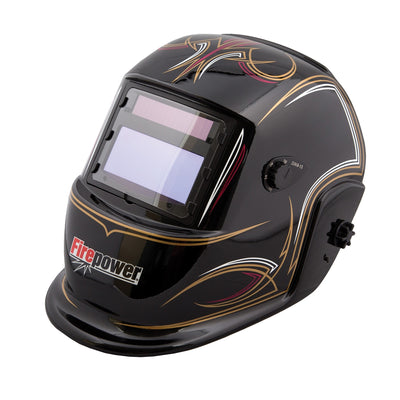 Firepower Auto-Darkening Helmet - Pinstripe Design