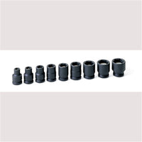 9 Piece 3/8" Drive Standard Length Fractional Magnetic Impact Socket Set