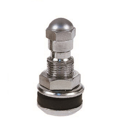 Low Profile Chrome Tire Valve (10/Bag)