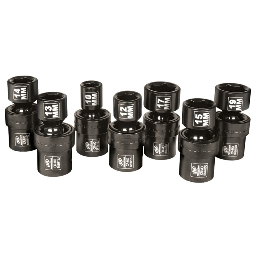 7 Piece 3/8" Drive Metric Universal Impact Socket Set