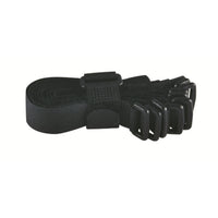 8" Blk Velcro Strip-Tie Fasteners w/ Buckle 8 Pcs