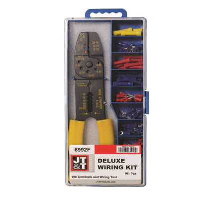 Deluxe Vinyl Terminal Assortment kit w/tool 101Pcs