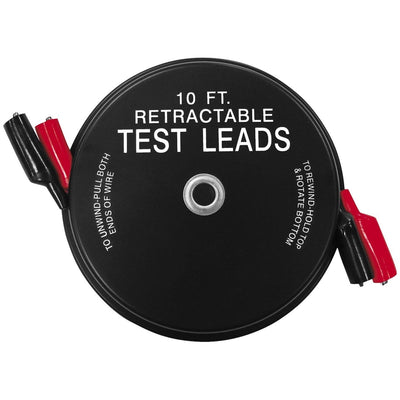 Retractable Test Leads - 2 Leads x 10 ft.