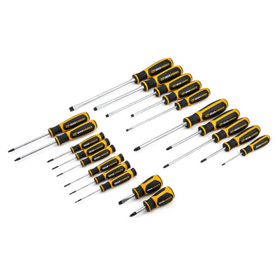 20 Pc. Phillips?/Slotted/Torx? Dual Material Screwdriver Set