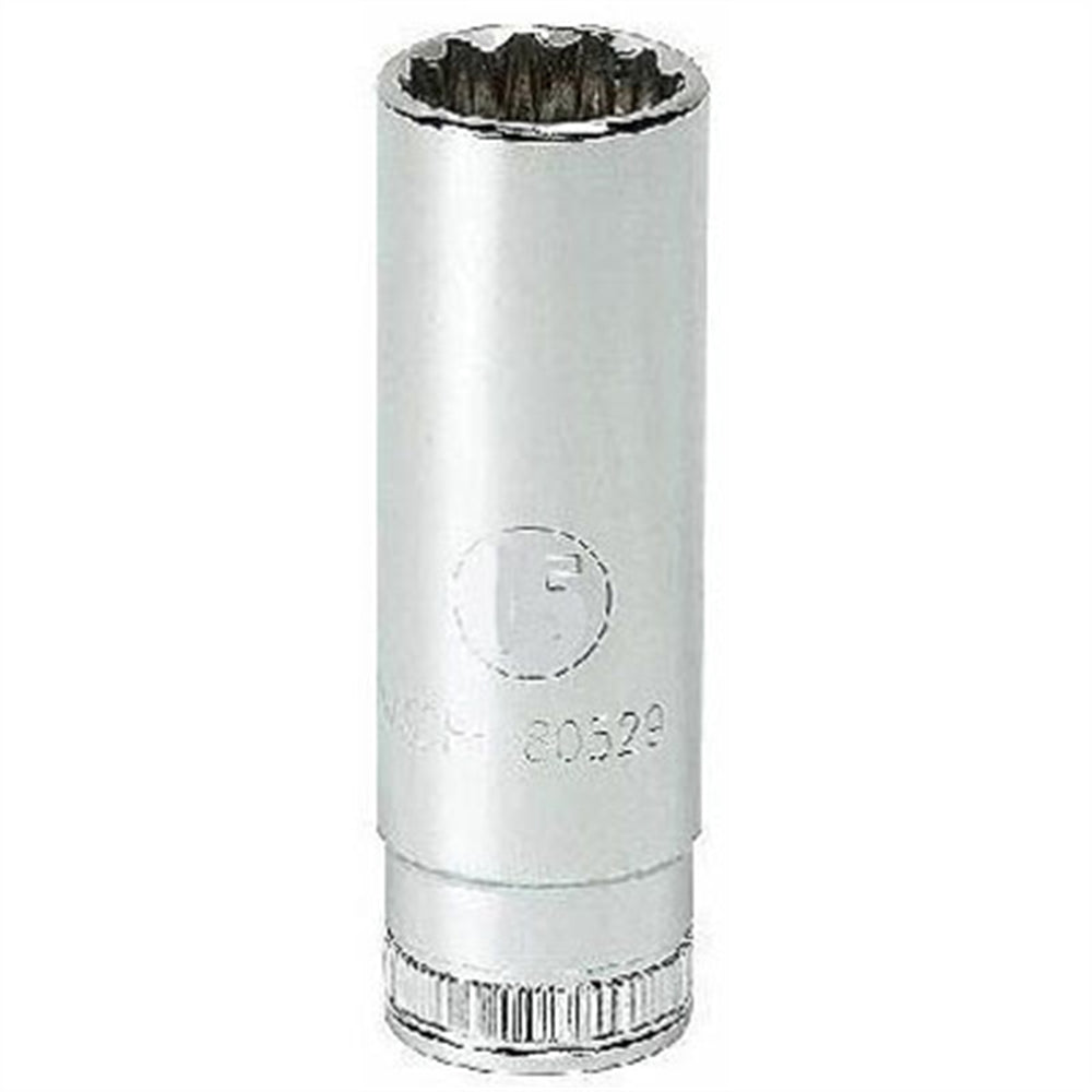 1/2" Drive 6 and 12 Point Metric Deep Length Sockets