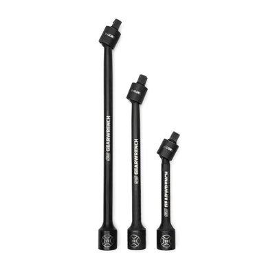 GEARWRENCH 3-Piece 1/2 in. Drive Pinless Impact Universal-Joint Extension Set 6, 9 & 12 in.