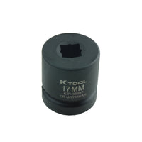 Soc 1" Dr Impact 17mm Square with Inside Lip