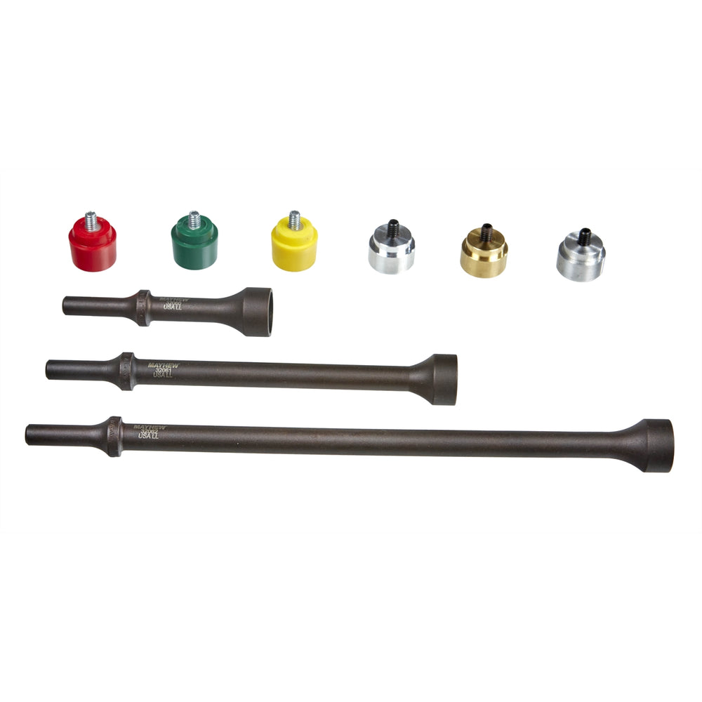 Mayhew 9-Piece Pneumatic Replaceable Tip Hammer Set