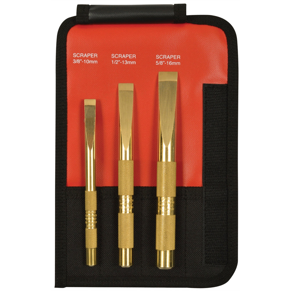 Mayhew 3-Piece Brass Scraper Set