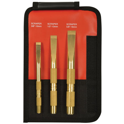 Mayhew 3-Piece Brass Scraper Set