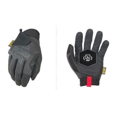 Mechanix Wear Specialty Grip Gloves (Small, Black/Grey)