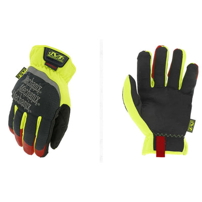 Mechanix Wear Hi-Viz FastFit D4-360 Gloves (Small, Black/Fluorescent Yellow)