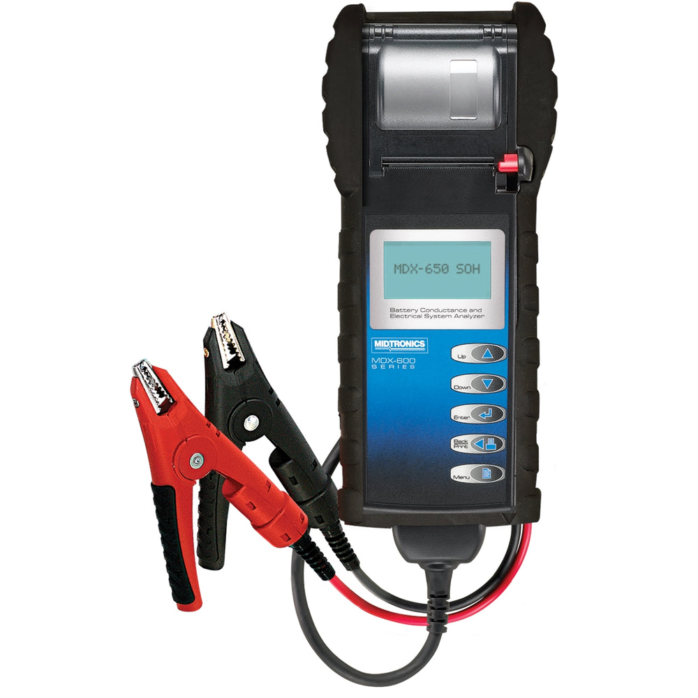 6/12V Battery and 12/24V System Analyzer with Rubber Boot