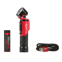 USB Rechargeable Pivoting Flashlight w/ (1) REDLITHIUM USB Battery Kit