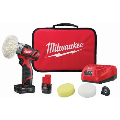 M12 Cordless Variable Speed Polisher Sander w/ 5-Piece Accessory Kit