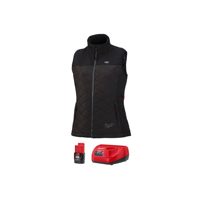M12 Heated Women's Axis Vest Kit, Size 2X (Black)