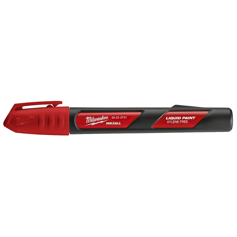 Milwaukee INKZALL Red Paint Marker (12-Pack)