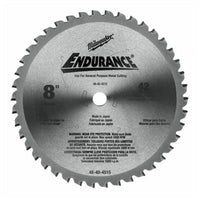 Milwaukee 8 in. Circular Saw Metal Cutting 42 Teeth Blade MATB