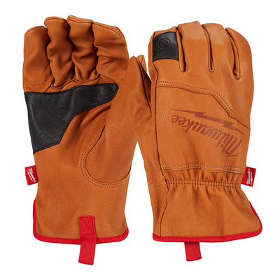 Goatskin Leather Gloves, Size L