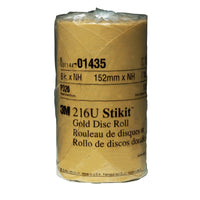 6" 3M Stikit Gold Disc Roll - 175 Discs per Roll