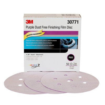 Hookit Purple � P600 Grit Dust-Free Finishing Film Disc