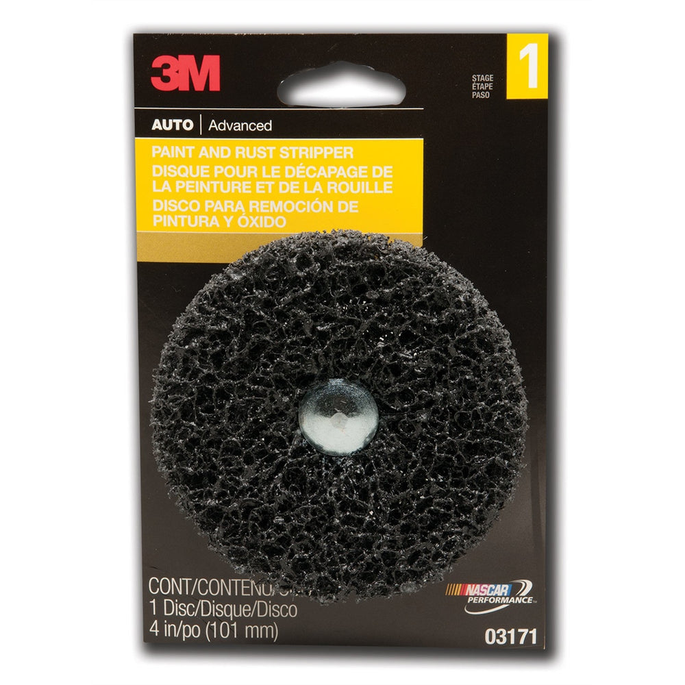 3M Rust and Paint Auto-Pak Automotive Stripper - 4" diameter