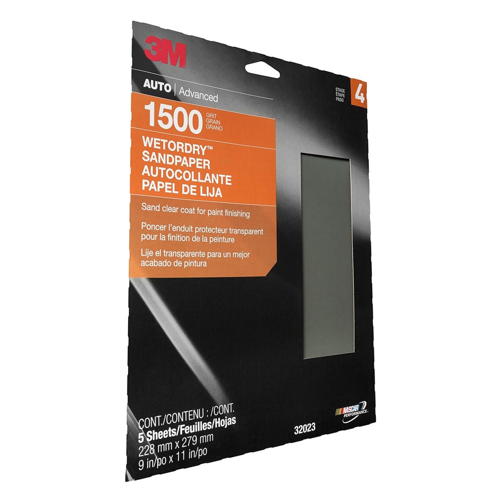 3M Imperial Wetordry 9" x 11" Sheet - 5 Sheets per Pack