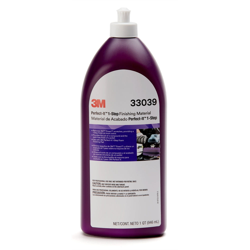 3M Perfect-It 1-Step Finishing Material, 33039, 32 fl oz, 6 per case