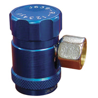 Low side R1234yf coupler (blue)