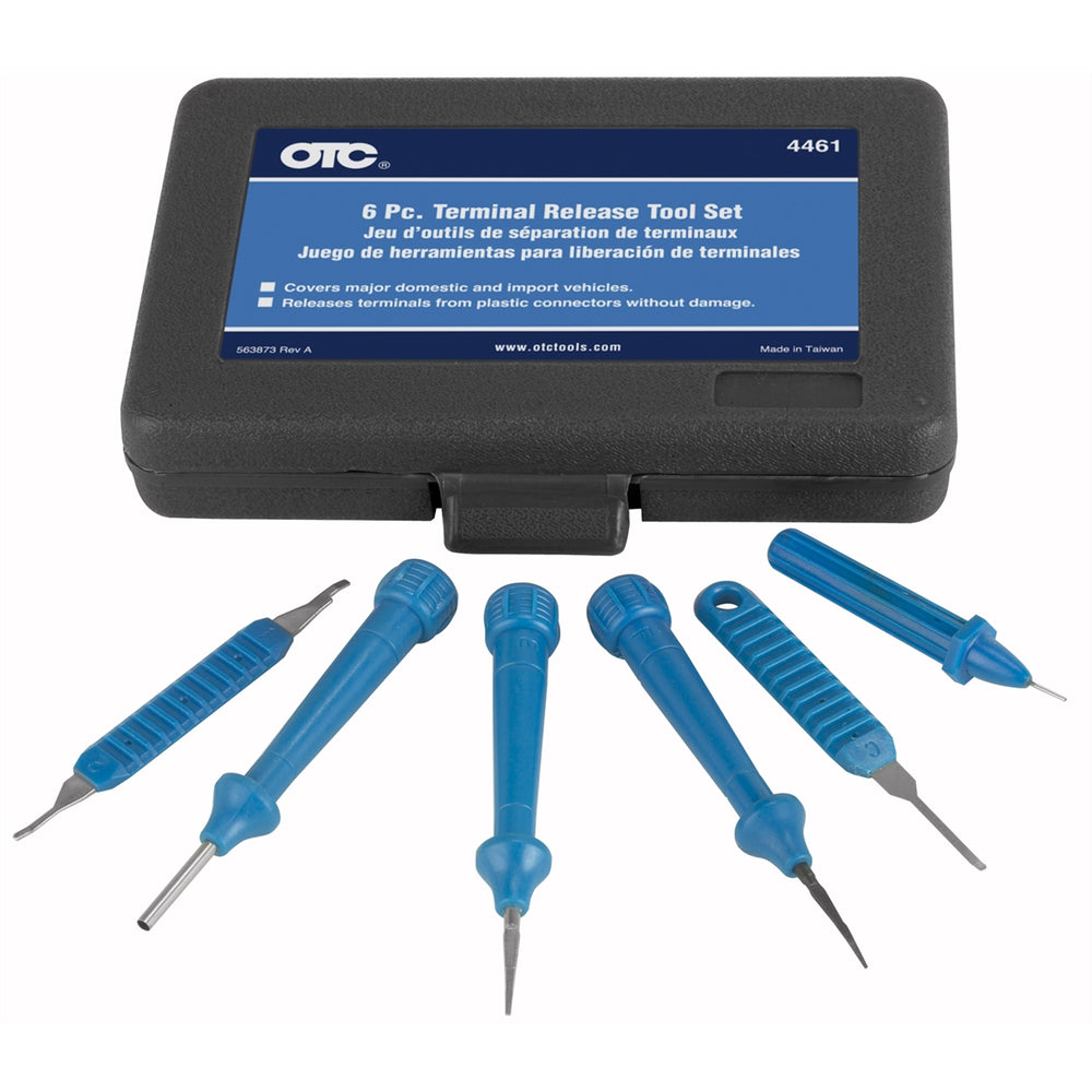 Terminal Rework Tool 6 Piece Terminal Release Tool Set