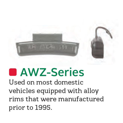 Box of 25 0.75 oz. Aw-Series Zinc