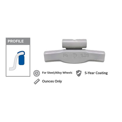 BX/25 1.00 OZ T SERIES ZINC