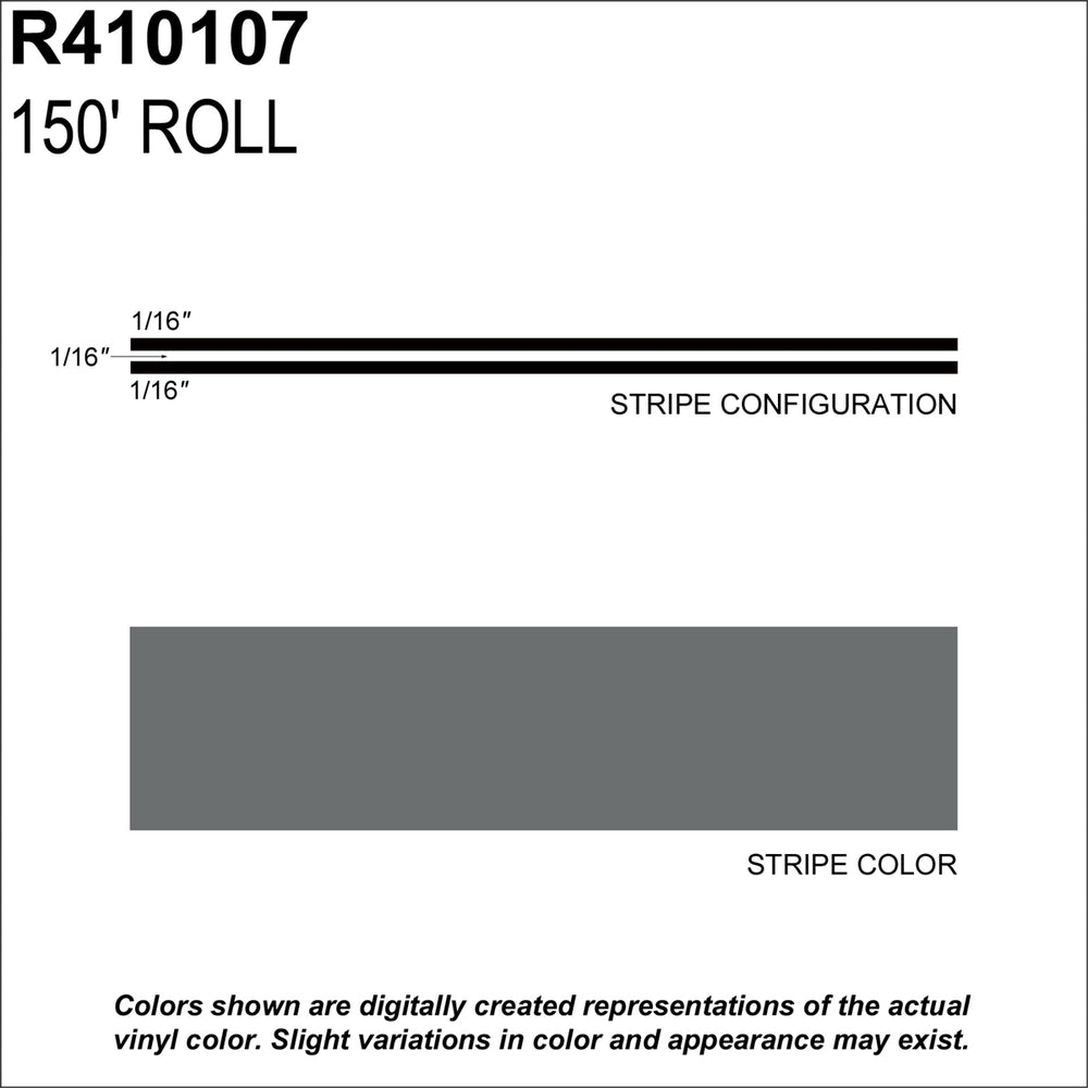 MS, 3/16" X 150'; Gunmetal Metallic