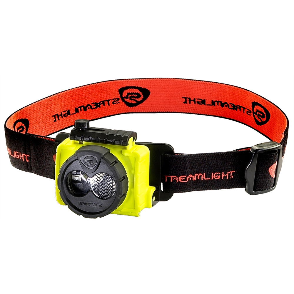 Double Clutch Rechargeable Headlamp, 120V AC, Yellow