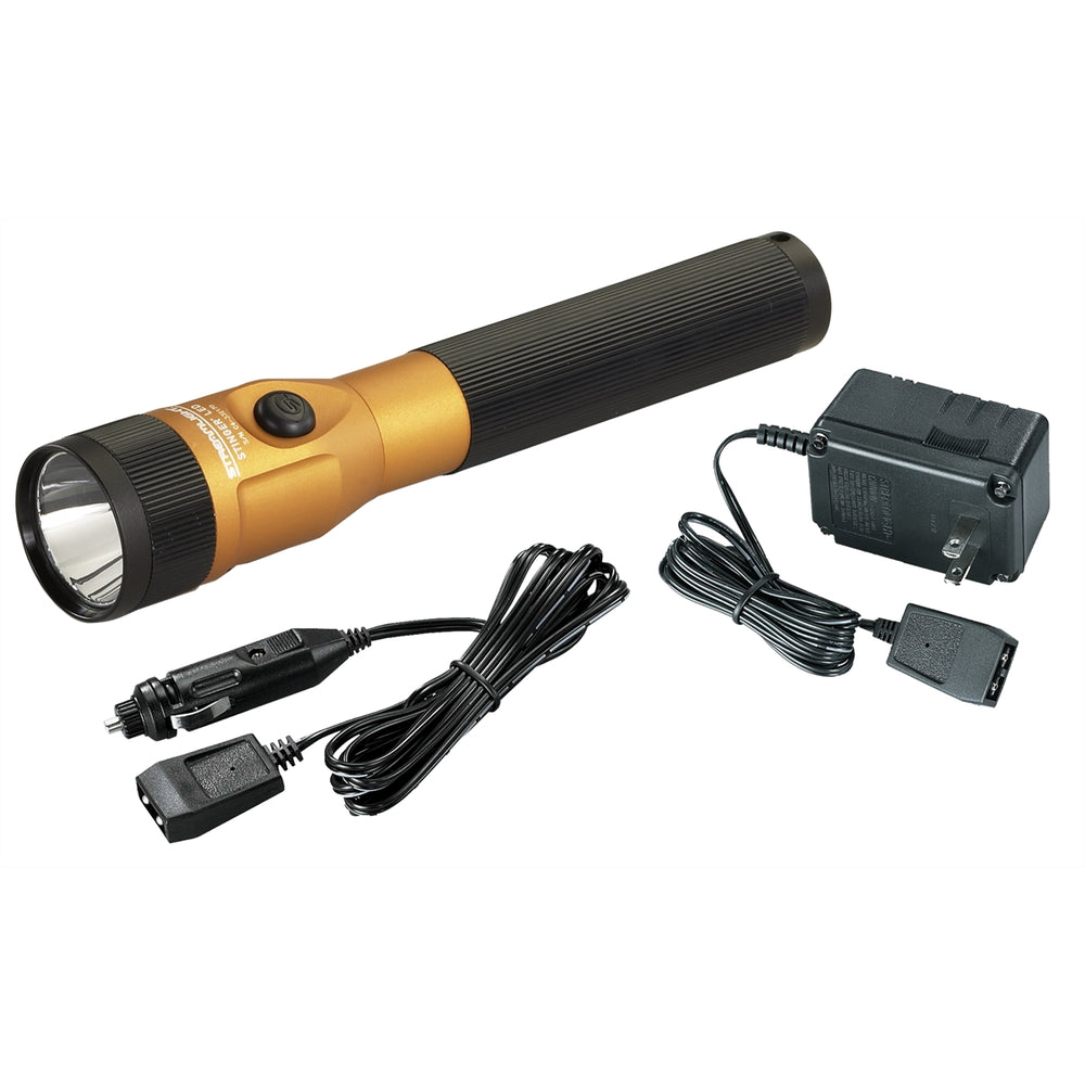 Stinger Rechargeable LED Flashlight with AC/DC PiggyBack Stinger Rechargeable LED Flashlight with AC/DC PiggyBack