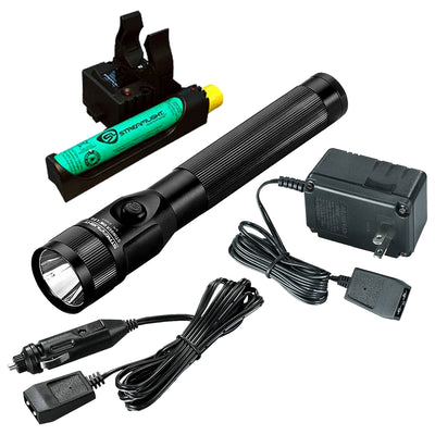 Stinger DS LED Rechargeable Flashlight with PiggyBack Charger and AC/DC Charge Cords
