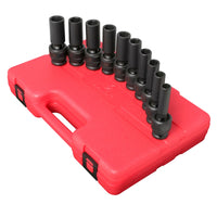 10-Piece 1/2 in. Drive Deep Universal Metric Impact Socket Set