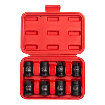 8-Piece 1/2 in. Drive Pipe Plug Socket Set