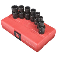 7 Pc. 3/8" Drive Std Fract SAE Univ. Impact Socket Set