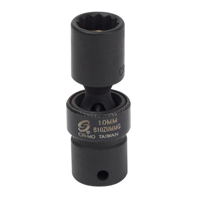 Sunex Tools 1/4 in. Drive 10 mm Impact Socket