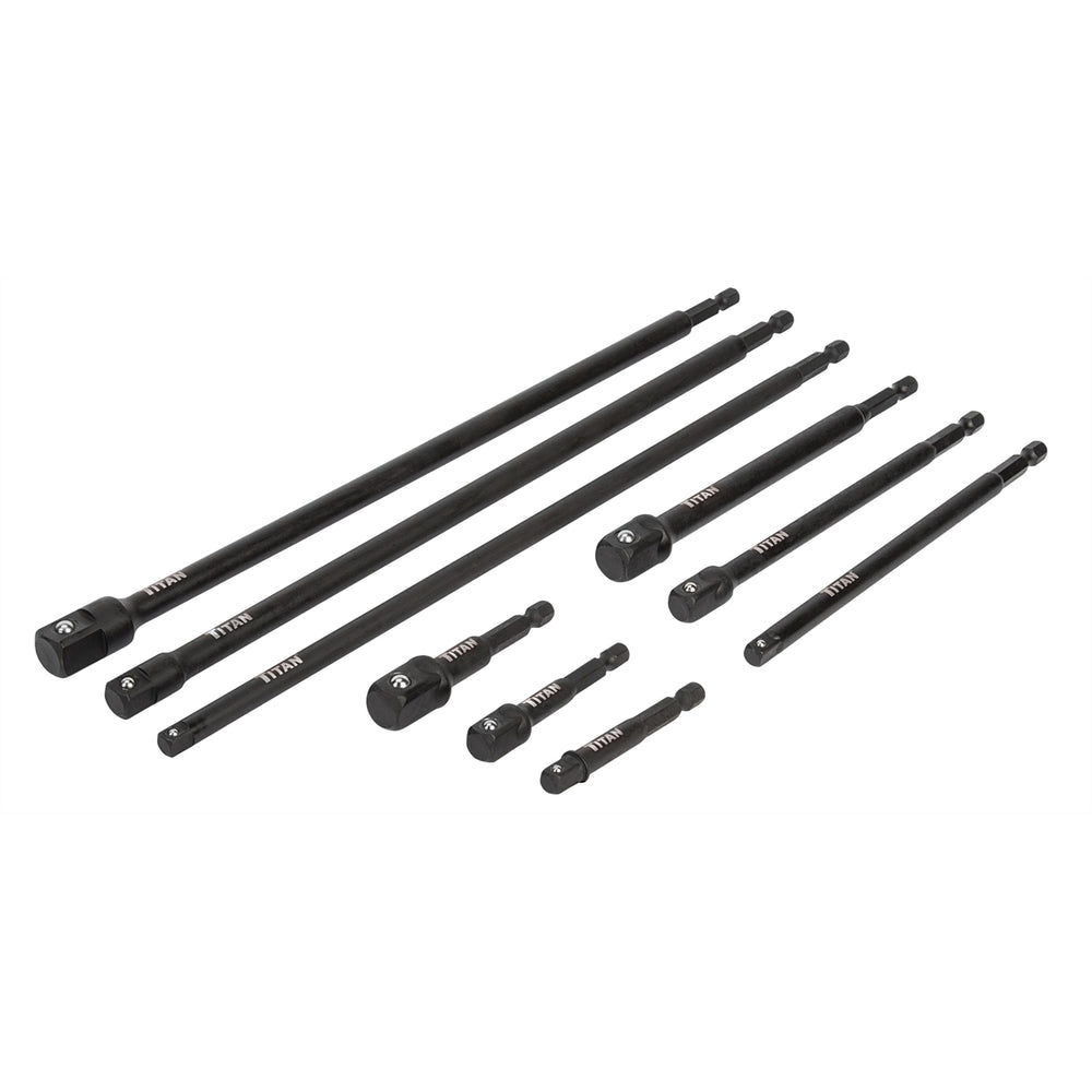 Titan 9-Piece Impact Socket Adapter Set