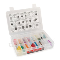 76-Piece Automotive Plug-In Fuse Assortment