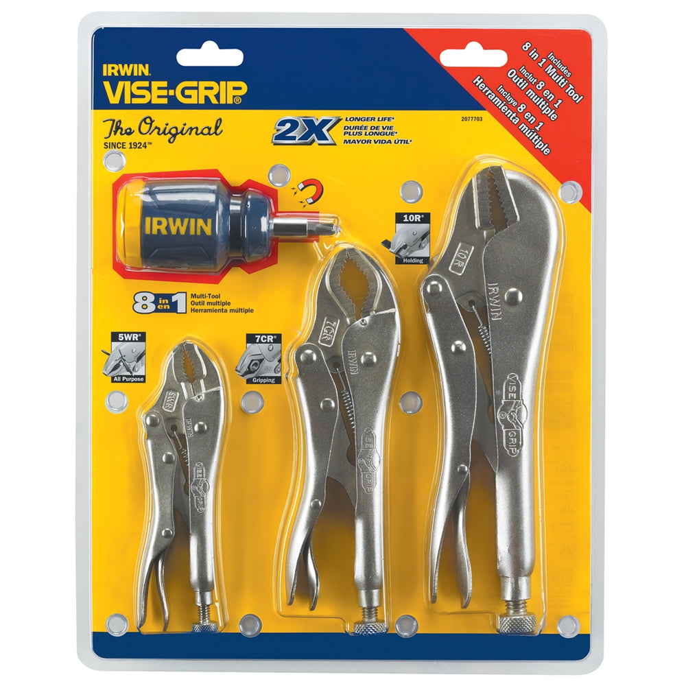 Vise-Grip 3-Piece Original Locking Pliers Set (10R, 7CR and 5WR)