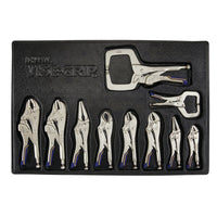 Fast Release 10-Piece Locking Pliers Kit