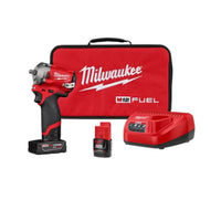 Milwaukee® M12 FUEL 3/8" Stubby Impact Wrench w/ (2) Batteries Kit