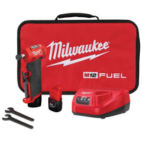 Milwaukee® M12 FUEL™ Right Angle Die Grinder 2 Battery Kit
